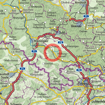 Landkarte Grimmelshausen