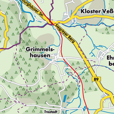 Übersichtsplan Grimmelshausen