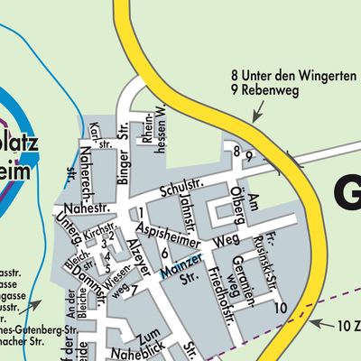Stadtplan Grolsheim