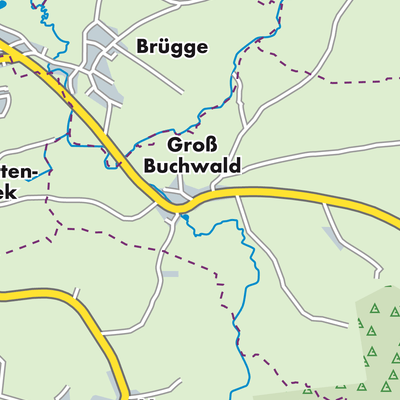 Übersichtsplan Groß Buchwald