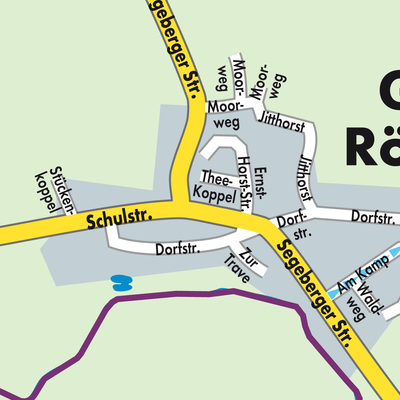 Stadtplan Groß Rönnau