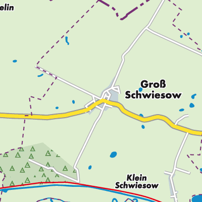 Übersichtsplan Groß Schwiesow