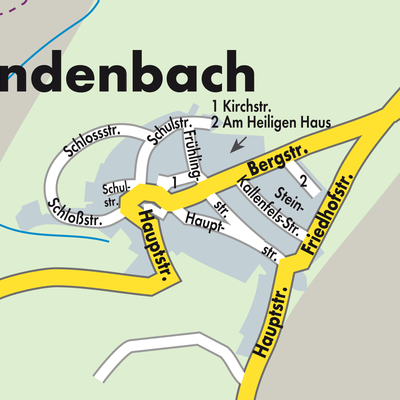 Stadtplan Großbundenbach