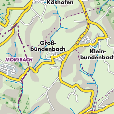 Übersichtsplan Großbundenbach