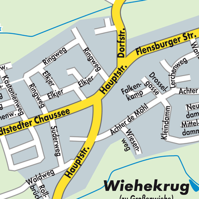 Stadtplan Großenwiehe