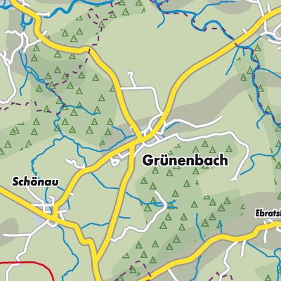 Übersichtsplan Grünenbach