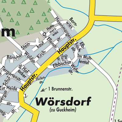 Stadtplan Guckheim