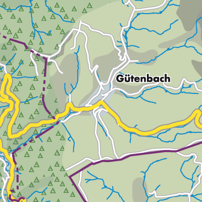 Übersichtsplan Gütenbach