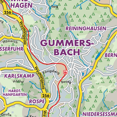 Übersichtsplan Gummersbach