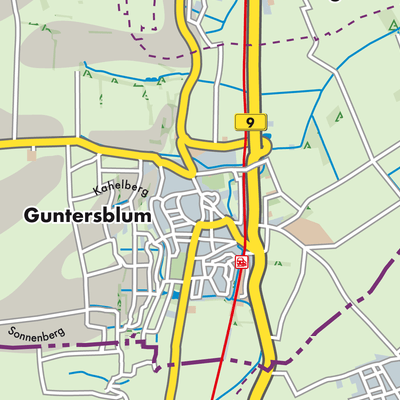 Übersichtsplan Guntersblum