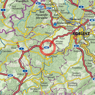 Landkarte Hambuch
