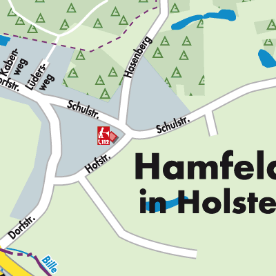 Stadtplan Hamfelde