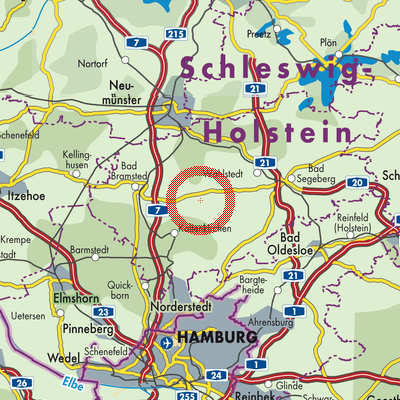 Landkarte Hartenholm
