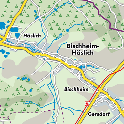 Übersichtsplan Haselbachtal