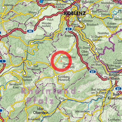 Landkarte Hasselbach