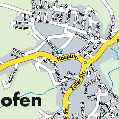 Stadtplan Hattenhofen