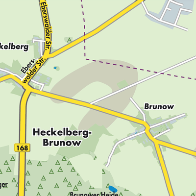Übersichtsplan Heckelberg-Brunow