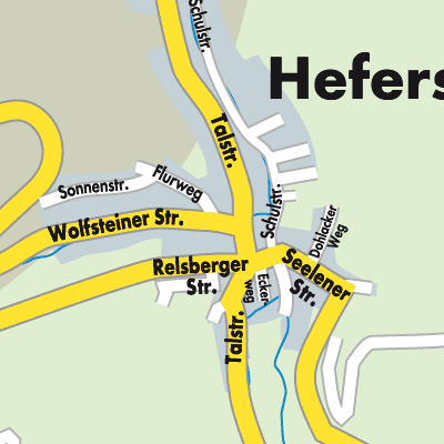 Stadtplan Hefersweiler