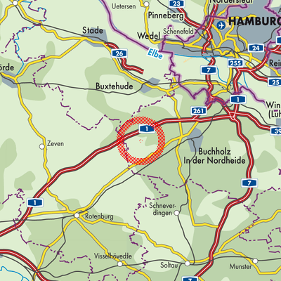 Landkarte Heidenau