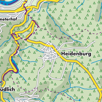 Übersichtsplan Heidenburg