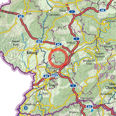 Landkarte Heidweiler