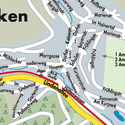 Stadtplan Heigenbrücken