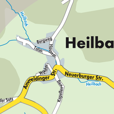 Stadtplan Heilbach