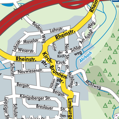 Stadtplan Heiligenroth