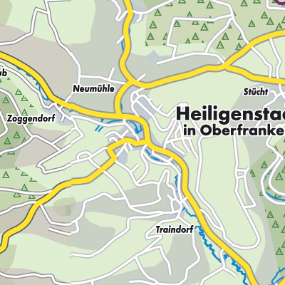 Übersichtsplan Heiligenstadt i. OFr.