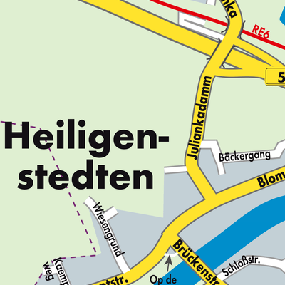 Stadtplan Heiligenstedten