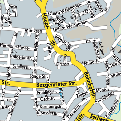 Stadtplan Heiningen