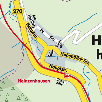 Stadtplan Heinzenhausen