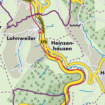 Übersichtsplan Heinzenhausen