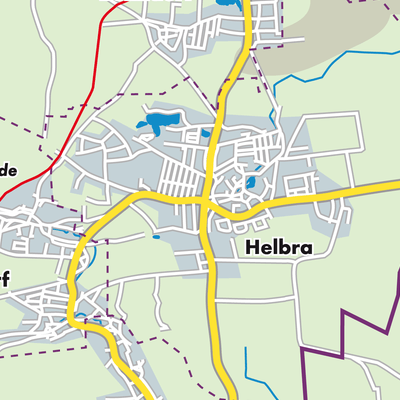 Übersichtsplan Helbra
