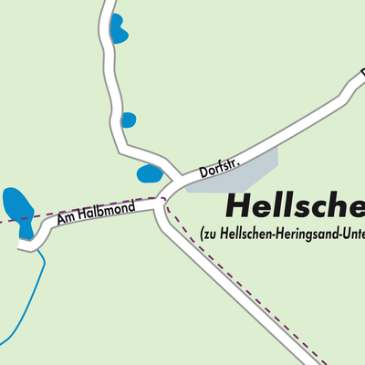 Stadtplan Hellschen-Heringsand-Unterschaar