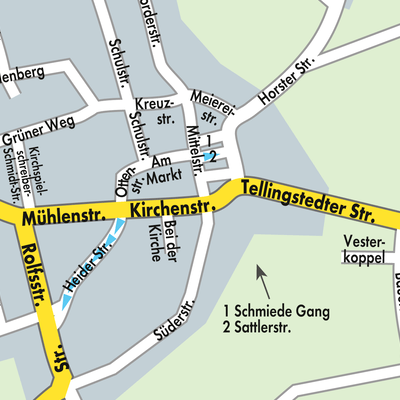 Stadtplan Hennstedt