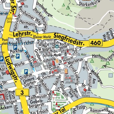 Stadtplan Heppenheim