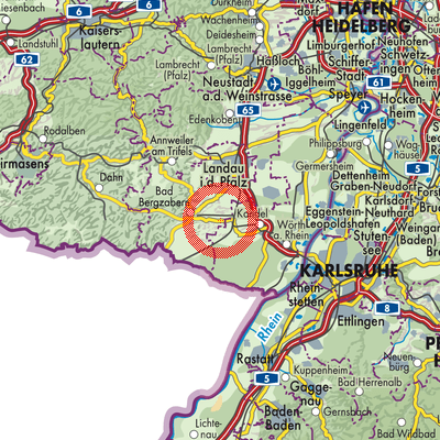 Landkarte Hergersweiler