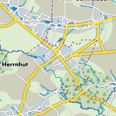 Übersichtsplan Herrnhut