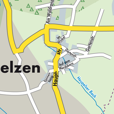 Stadtplan Heupelzen
