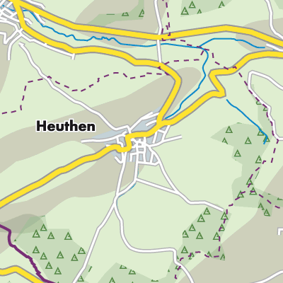 Übersichtsplan Heuthen