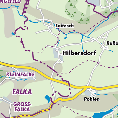 Übersichtsplan Hilbersdorf