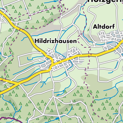 Übersichtsplan Hildrizhausen