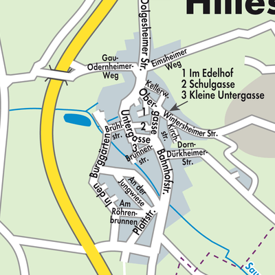 Stadtplan Hillesheim