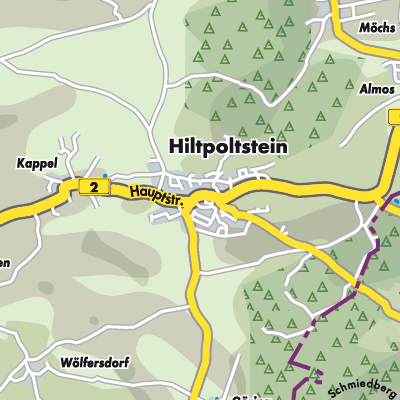 Übersichtsplan Hiltpoltstein