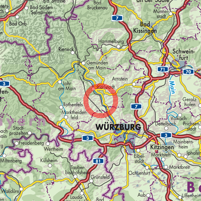 Landkarte Himmelstadt