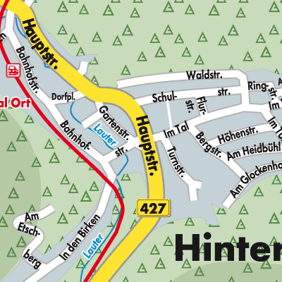 Stadtplan Hinterweidenthal