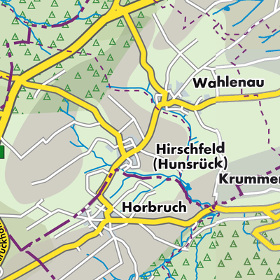 Übersichtsplan Hirschfeld (Hunsrück)