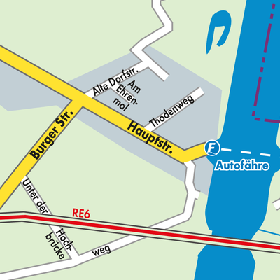Stadtplan Hochdonn