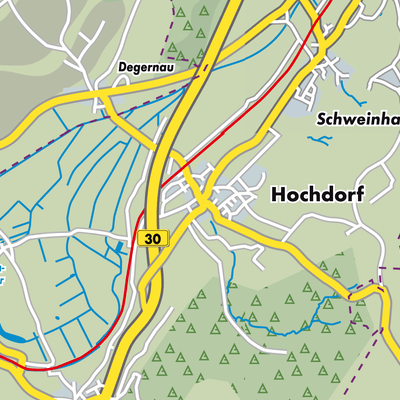 Übersichtsplan Hochdorf